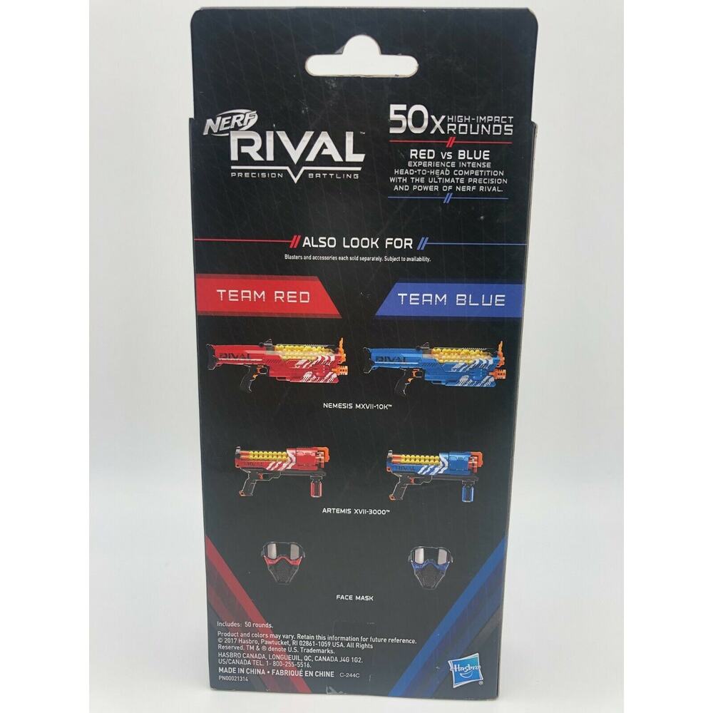 Nerf Rival 50 High Impact Rounds Team Blue New - Picture 2 of 12
